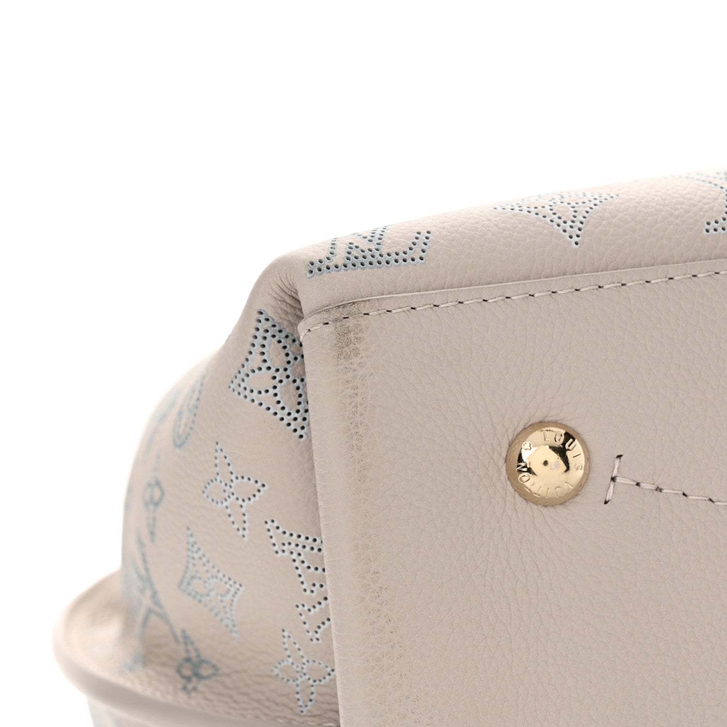 Louis Vuitton Mahina Carmel Hobo PM Brume Gray 11 of 11