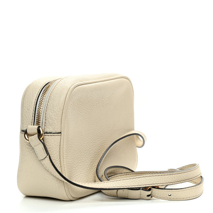 Gucci Pebbled Calfskin Small Soho Disco Bag Off White 3 of 9
