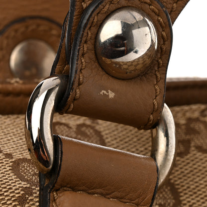 Gucci Monogram Medium Icon Bit Tote Light Brown 12 of 12