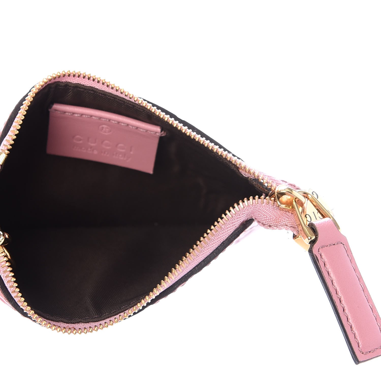 Gucci Guccissima Signature Key Case Carmine Rose 5 of 8