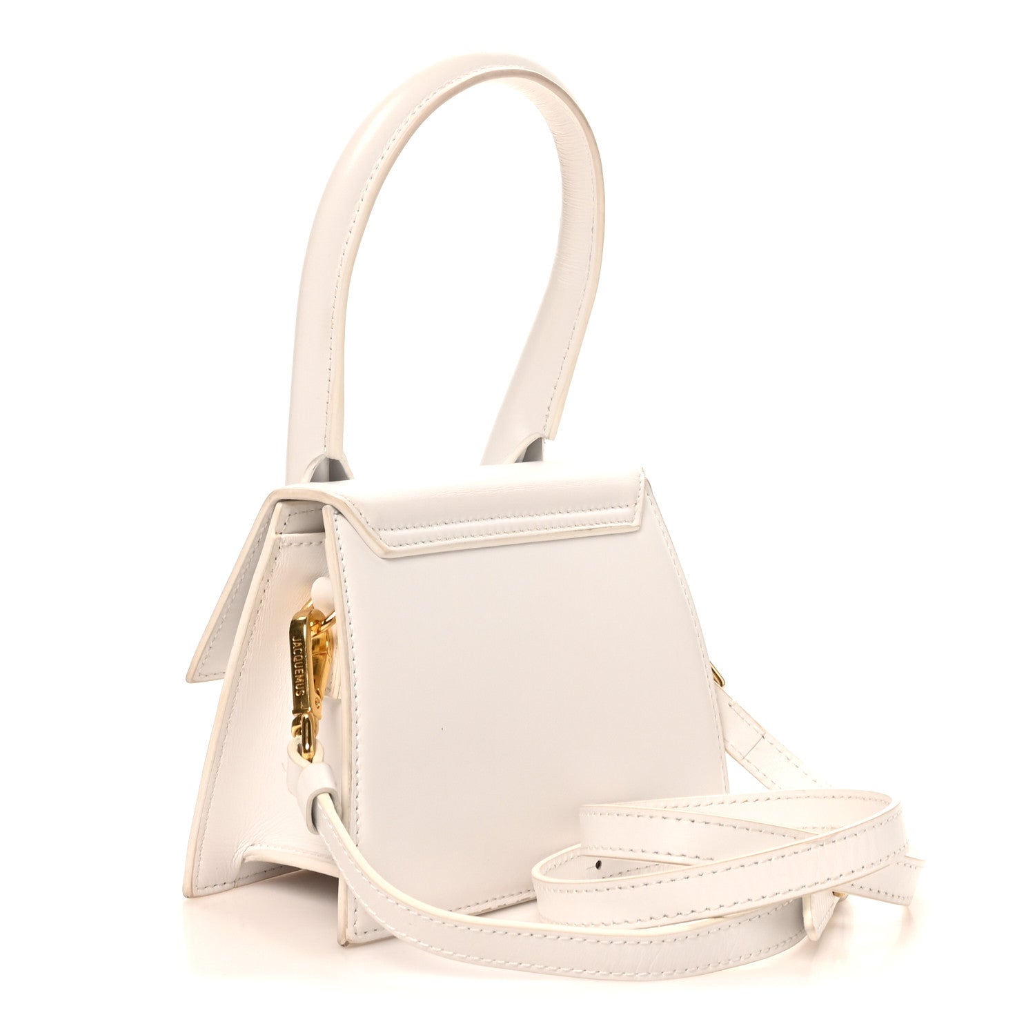 Jacquemus Smooth Calfskin Le Chiquito Moyen White 3 of 9