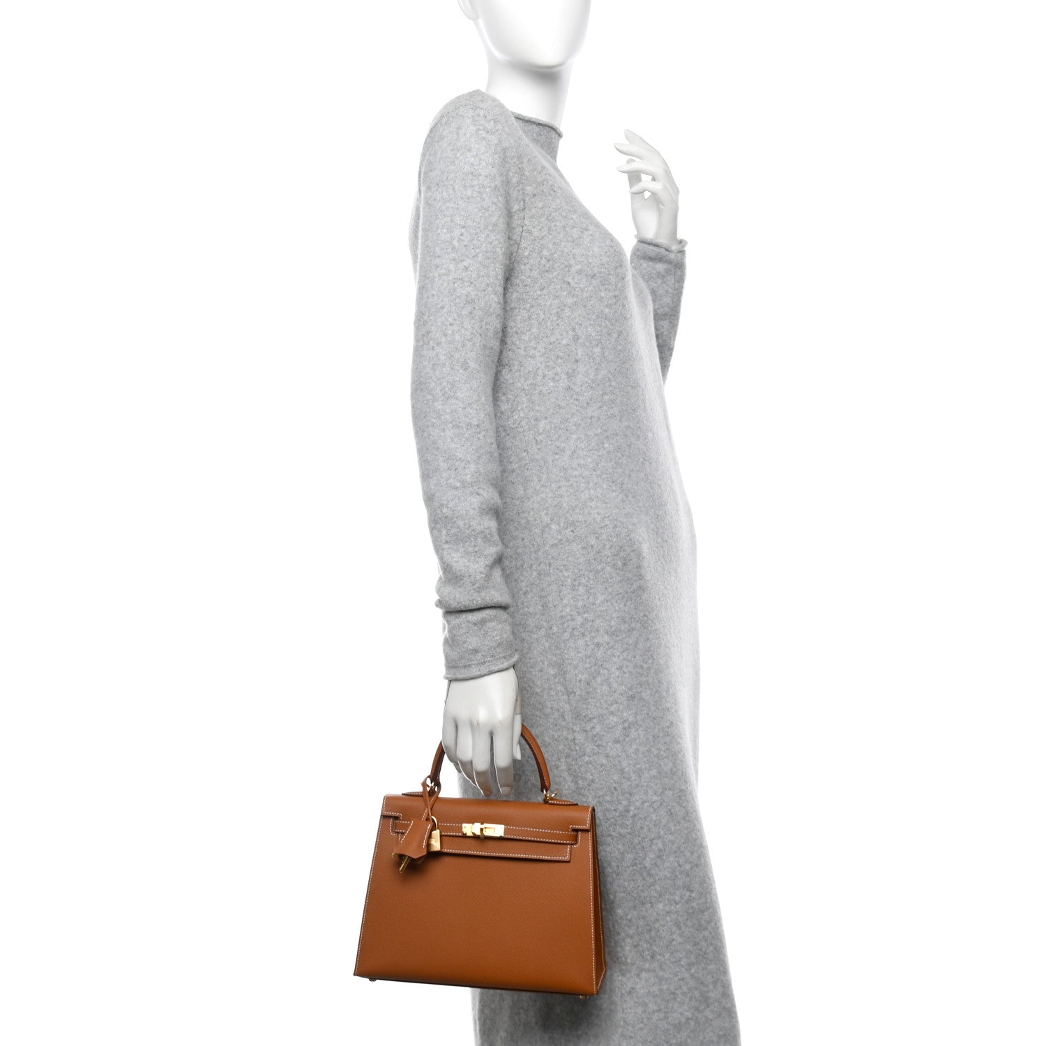 Hermes Epsom Kelly Sellier 25 Gold 3 of 11