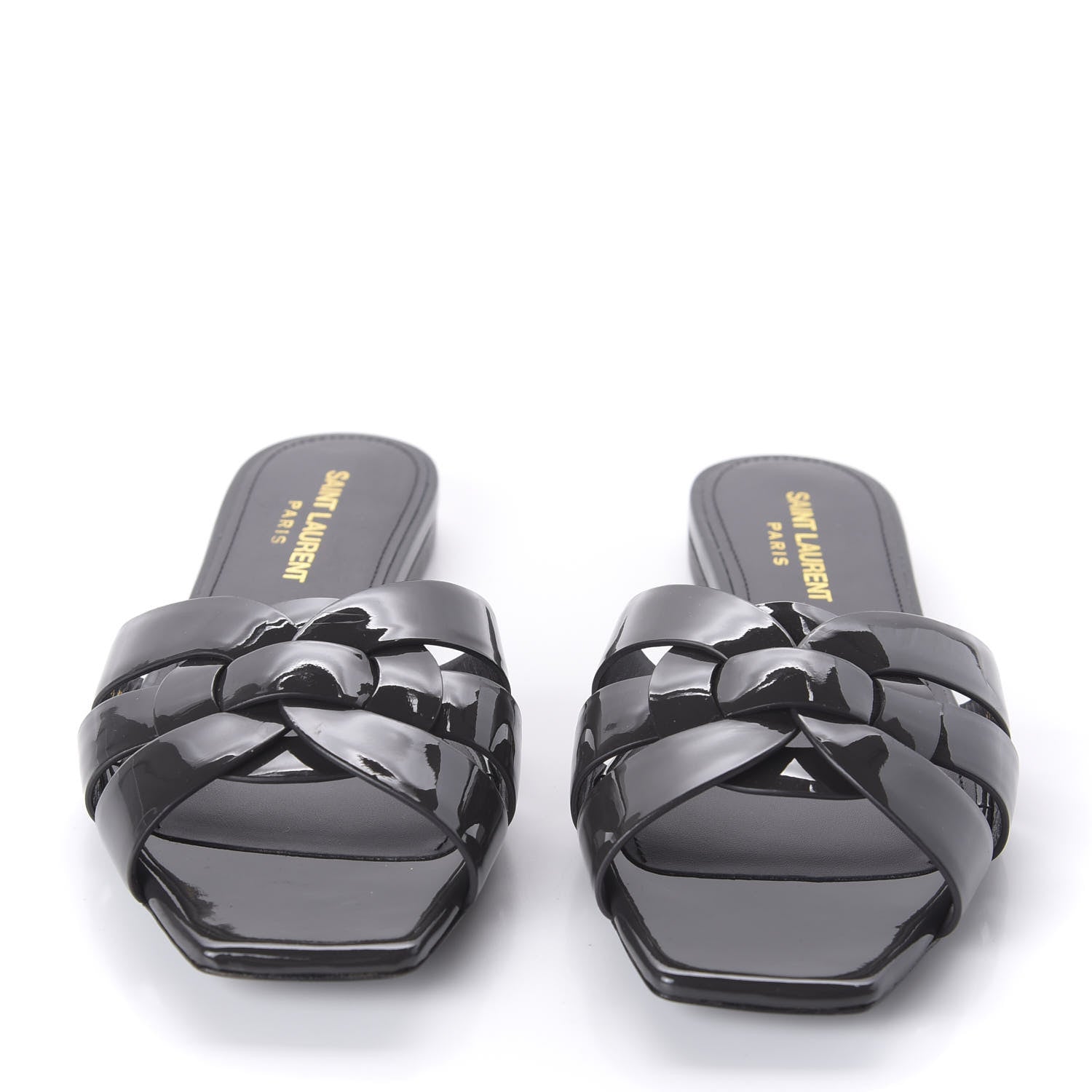 Saint Laurent Vitello Vernice Nu Pied 05 Sandal 36 Fog 2 of 10