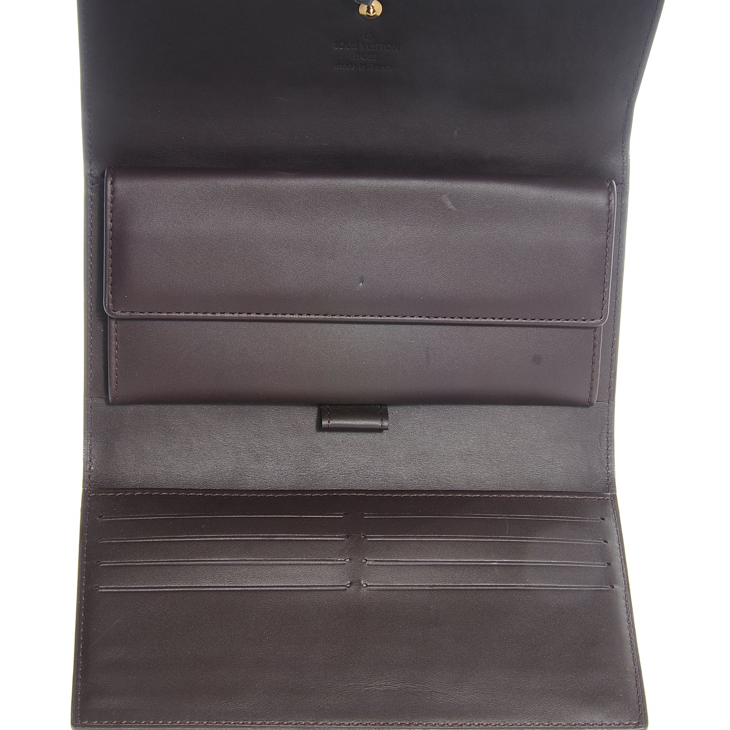 Vernis Porte Tresor International Wallet Amarante