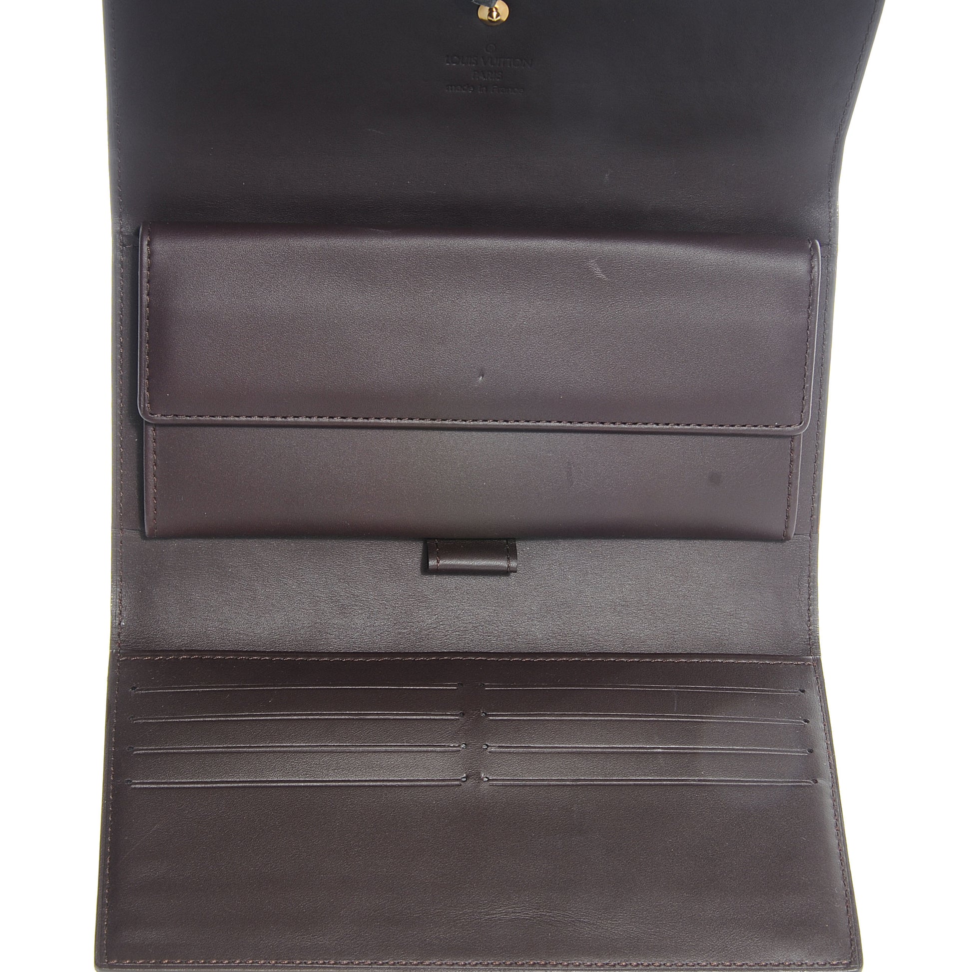 Louis Vuitton Vernis Porte Tresor International Wallet Amarante 5 of 7