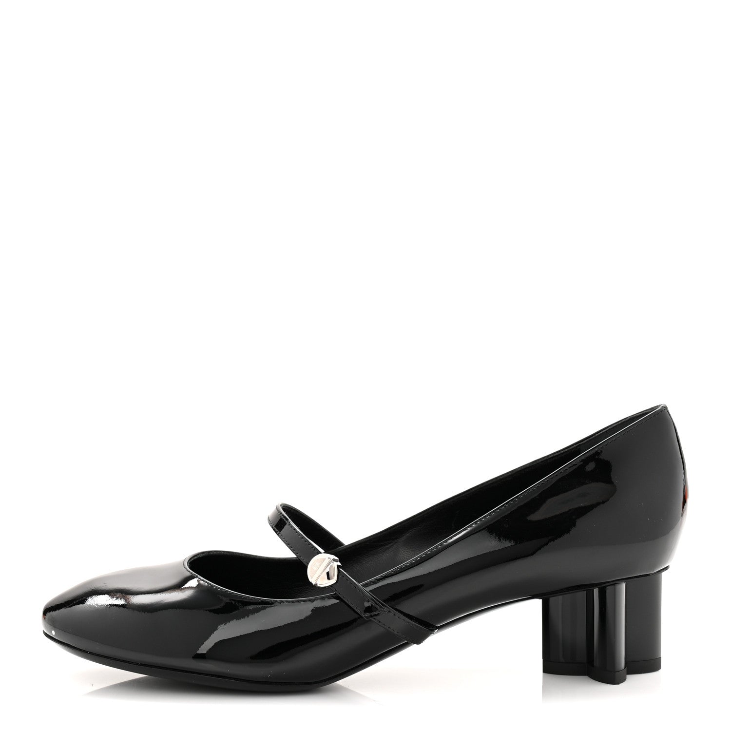 Louis Vuitton Patent Uniformes Silhouette 40mm Pumps 39 Black 1 of 9