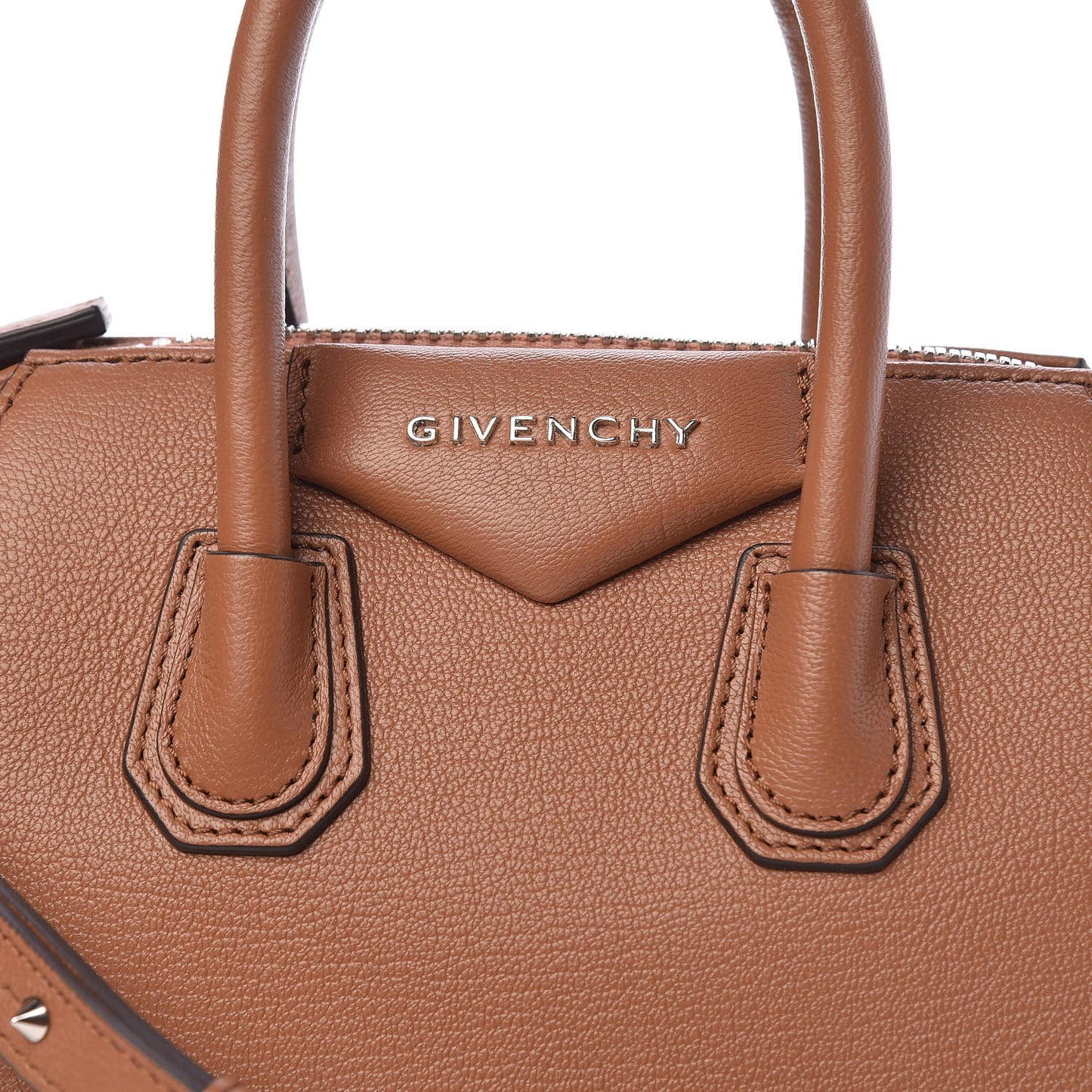 Sugar Goatskin Mini Antigona Caramel