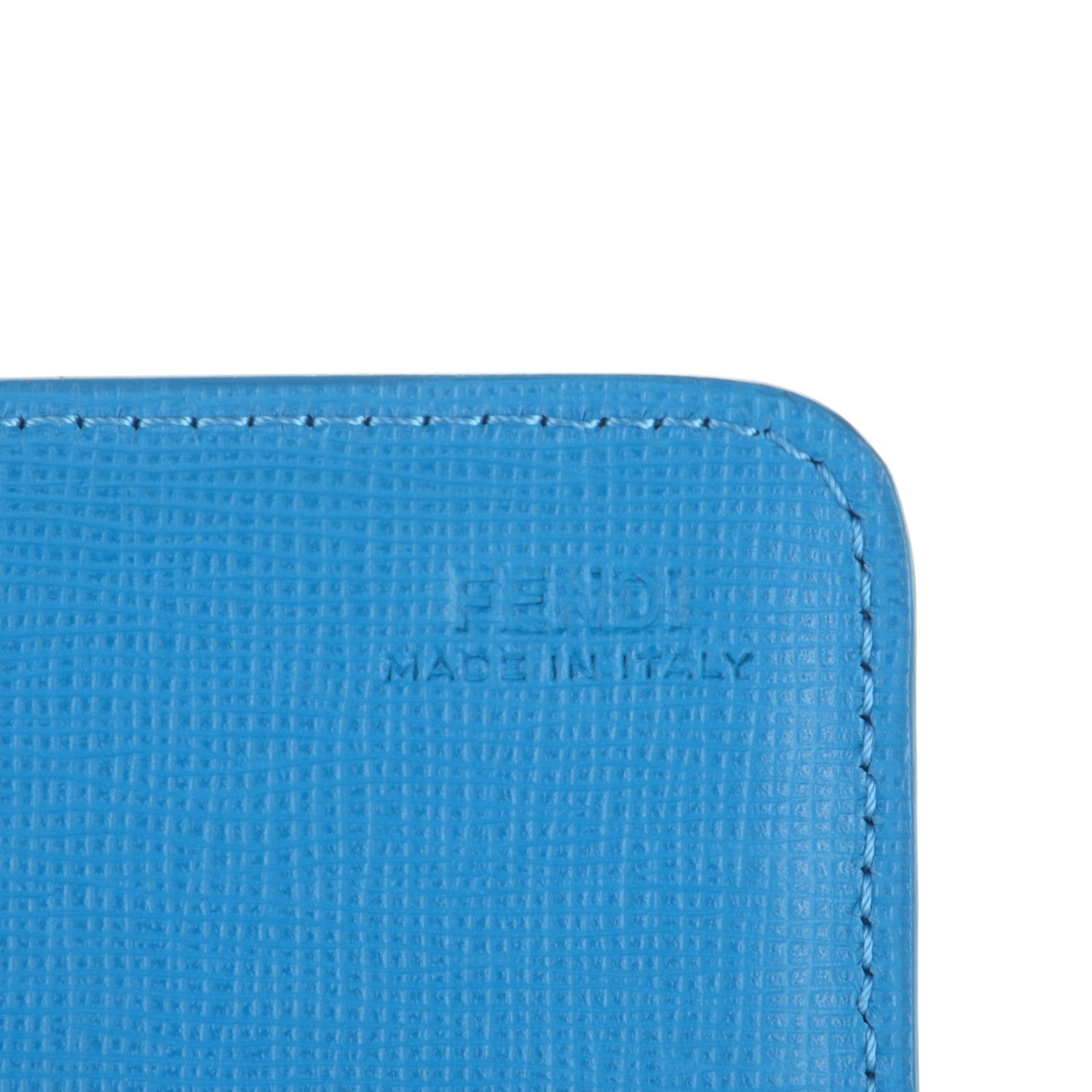 Fendi Vitello Elite Crystal Eye Monster Continental Wallet Royal Blue Papavero Multicolor 6 of 7