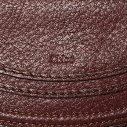 Chloe Calfskin Marcie Pochette Crossbody Bag Wine Purple 6 of 10