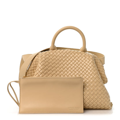 Bottega Veneta Nappa Intrecciato Padded The Top Handle Tote Bag Porridge 2 of 11
