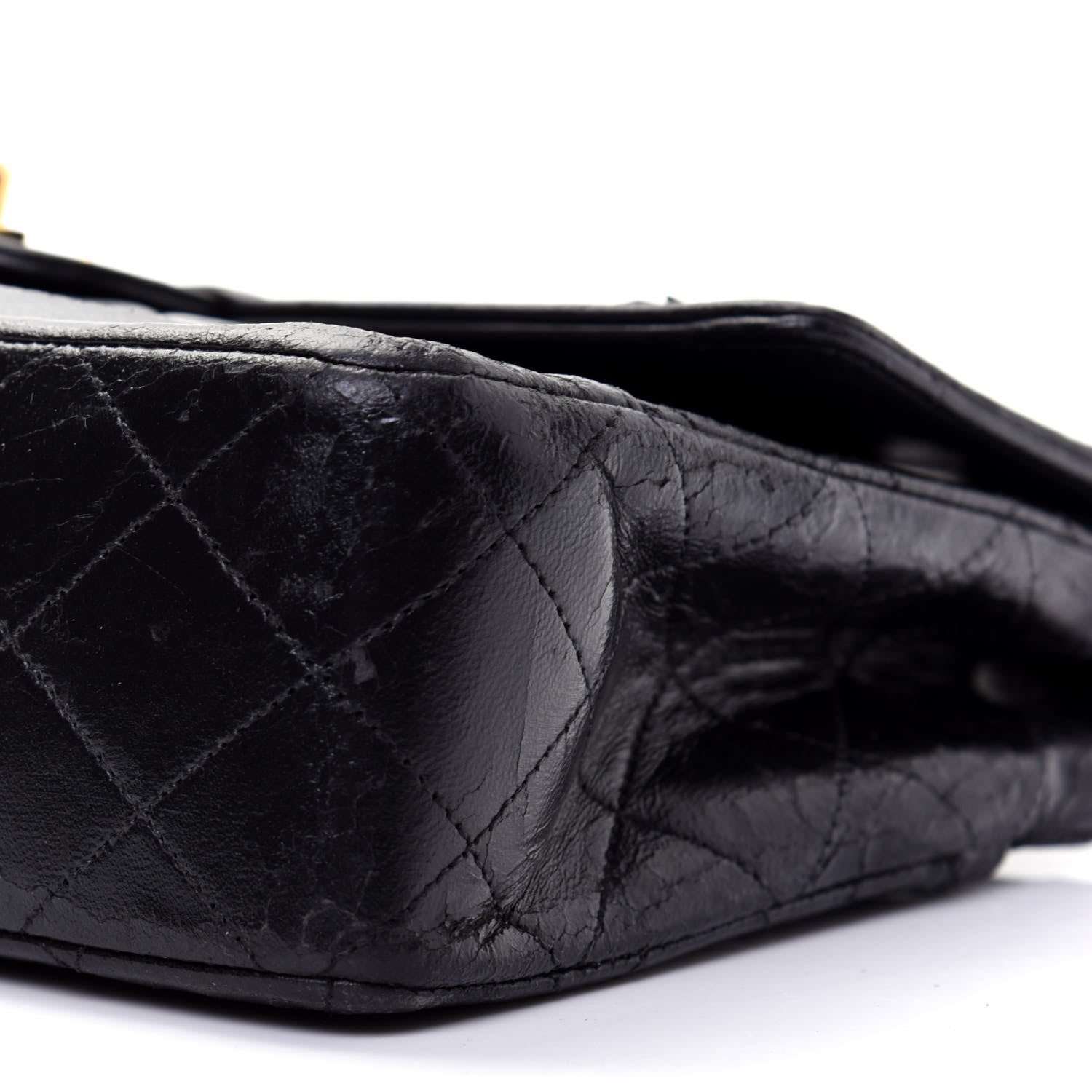 Chanel Lambskin Quilted Medium Single Flap Black 7 of 24