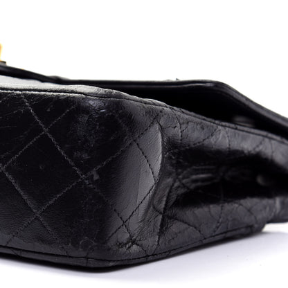 Chanel Lambskin Quilted Medium Single Flap Black 7 of 24