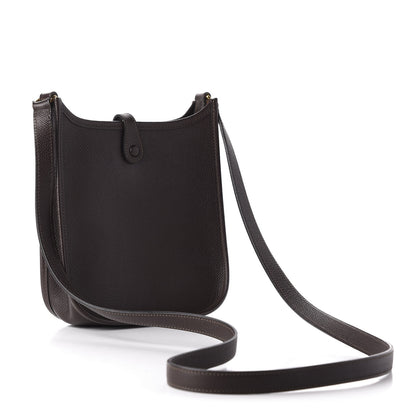 Hermes Epsom Evelyne TPM Chocolate 3 of 9