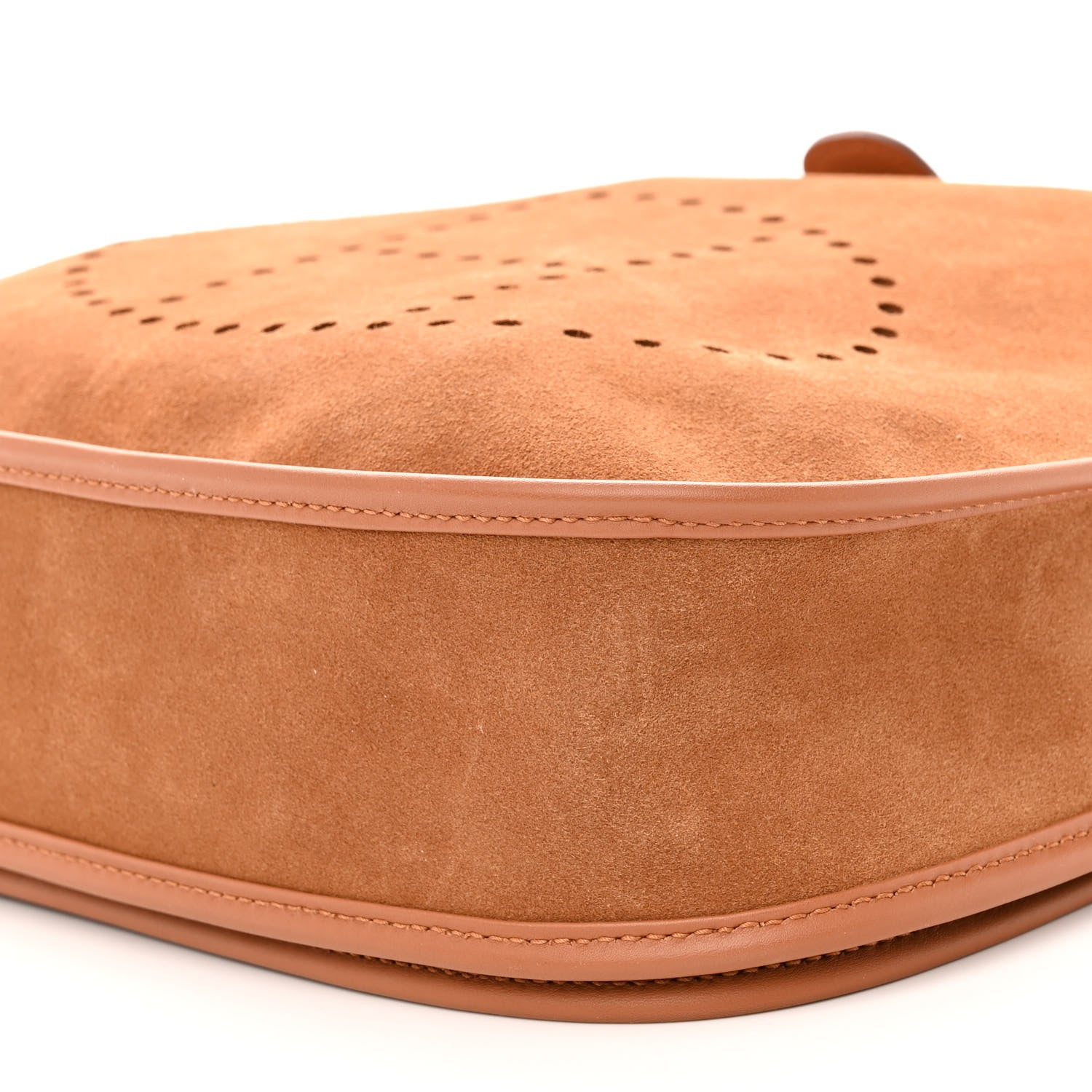 Hermes Grizzly Calfskin Swift Evelyne III PM Chamois Gold 10 of 10