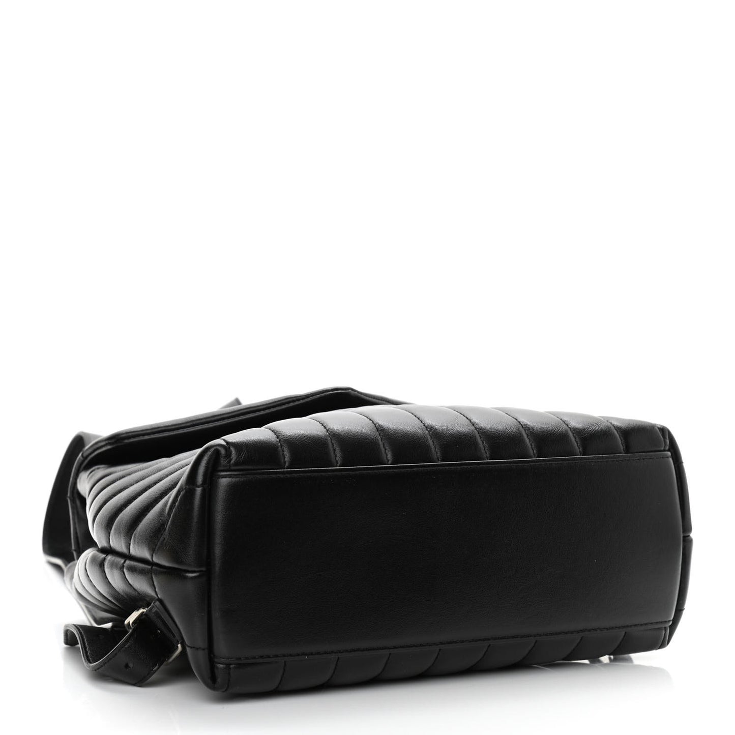 Calfskin Y Quilted Monogram Small Loulou Backpack Black