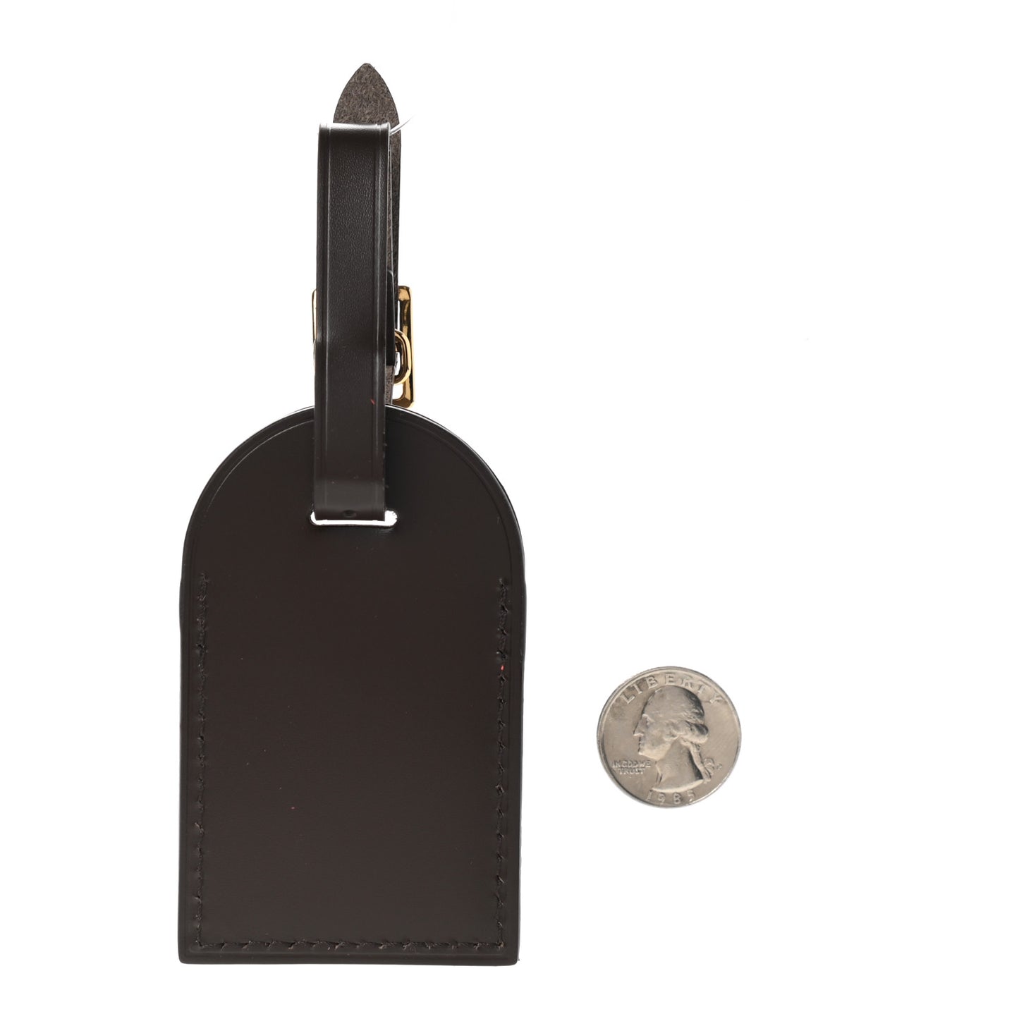 Calfskin Luggage Tag Ebene