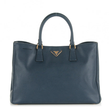 Prada Saffiano Lux Large Tote Baltico 1 of 9