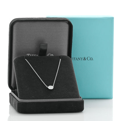 Tiffany Platinum Diamond .65ct Elsa Peretti Diamonds by the Yard Pendant Necklace 5 of 5