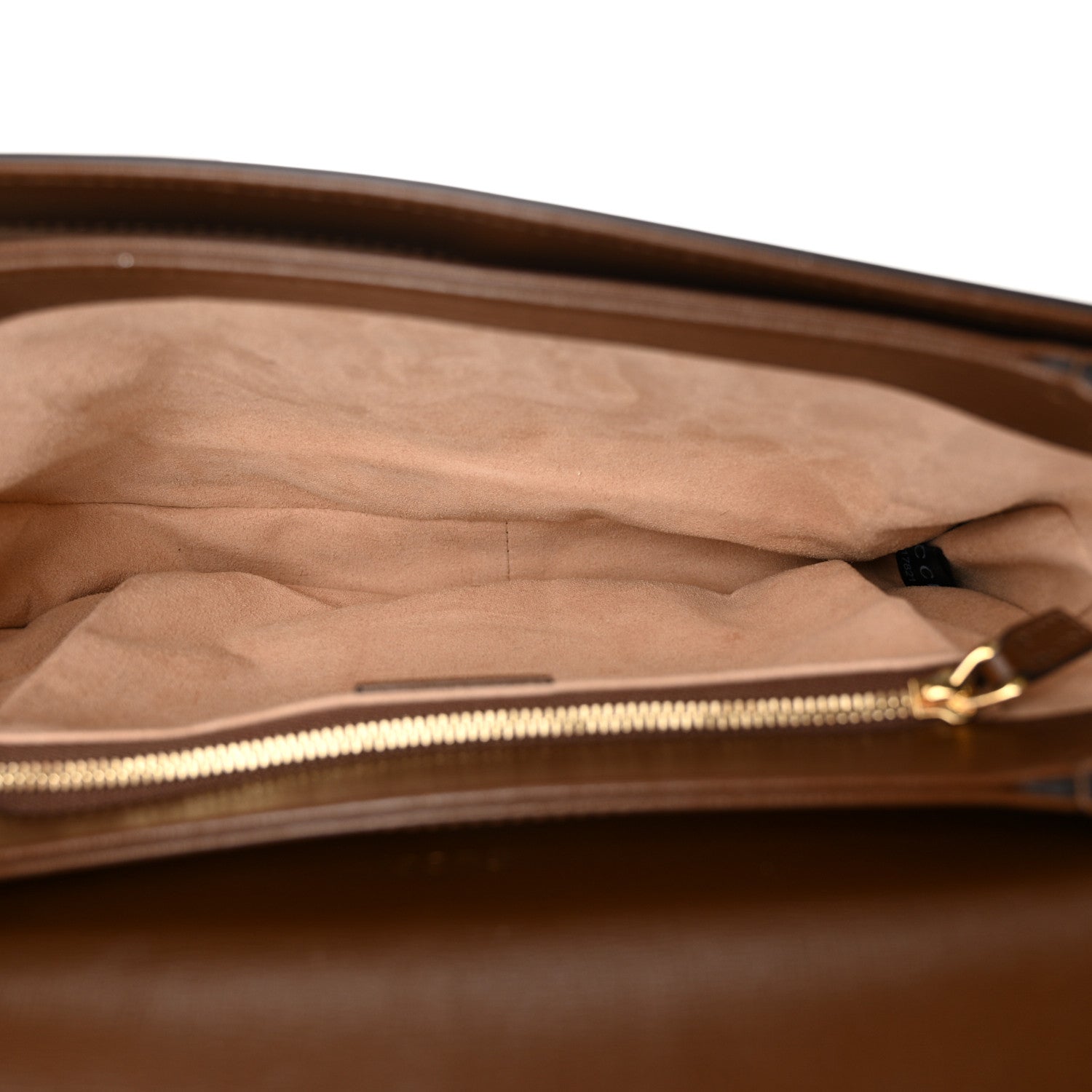 Gucci GG Supreme Monogram Horsebit 1955 Shoulder Bag Beige Brown Sugar 5 of 12