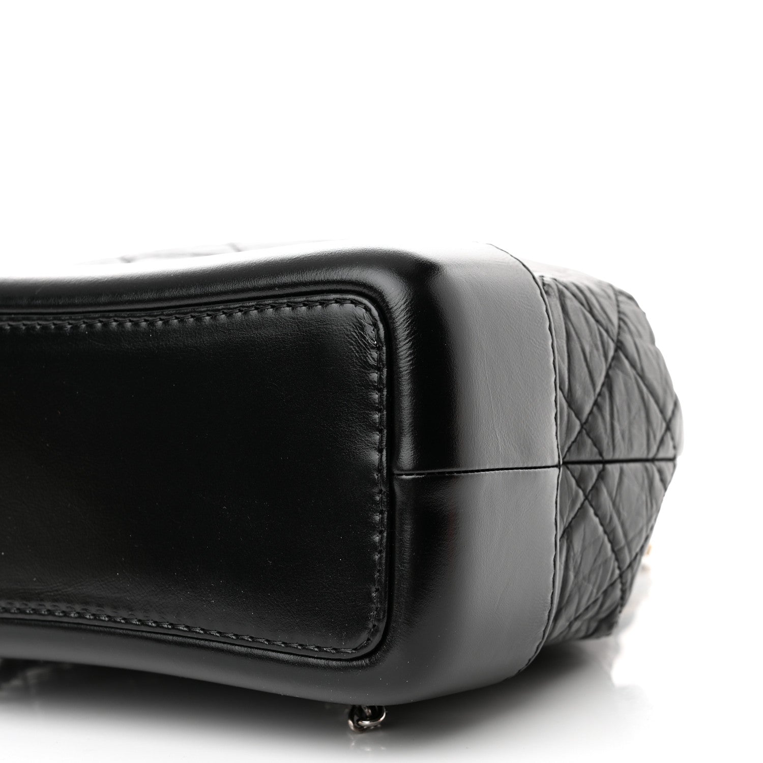 Chanel Aged Calfskin Quilted Small Gabrielle Backpack Black 10 of 10