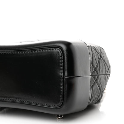 Chanel Aged Calfskin Quilted Small Gabrielle Backpack Black 10 of 10