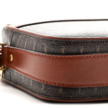 Saint Laurent Canvas Smooth Calfskin Le Monogramme Camera Bag Chestnut 8 of 9