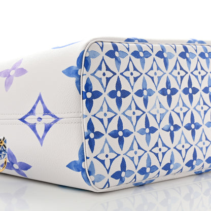Louis Vuitton Monogram Giant By The Pool 2.0 Neverfull MM Blue 9 of 11