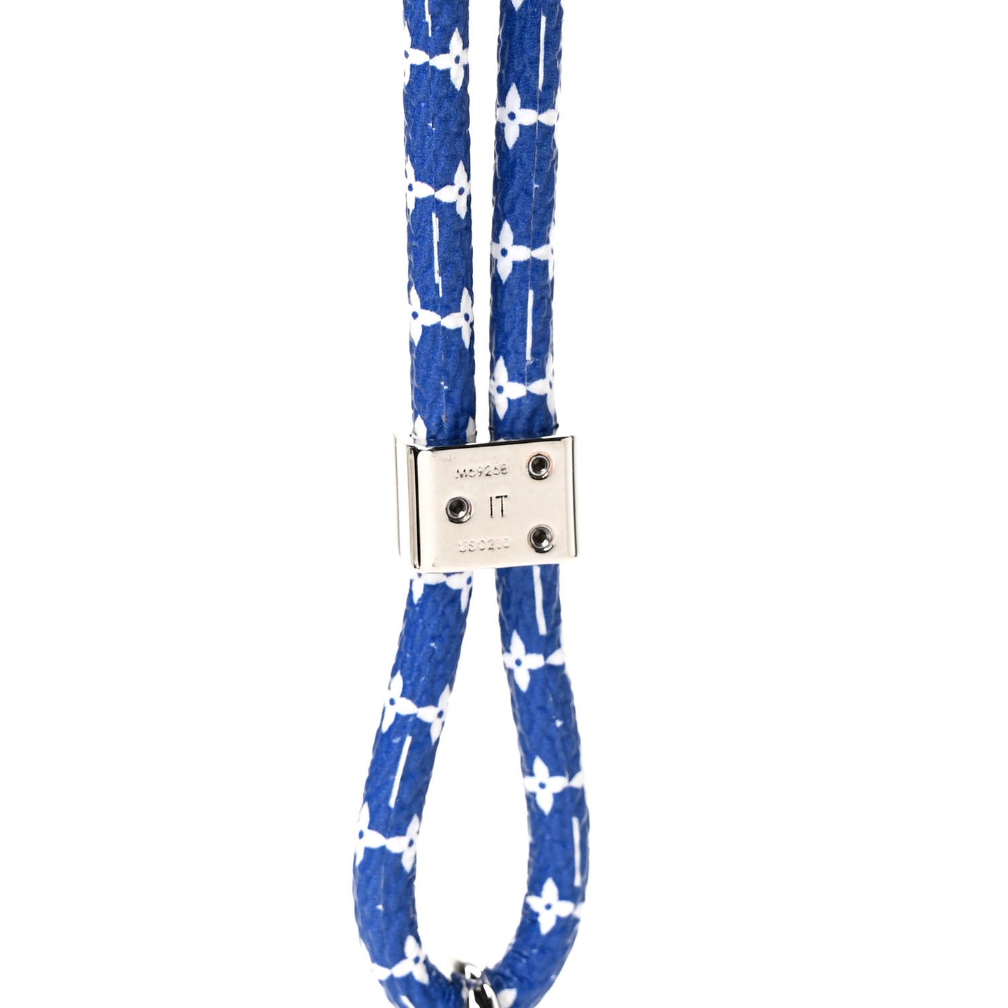 Monogram Silicone Louise Phone Holder Blue