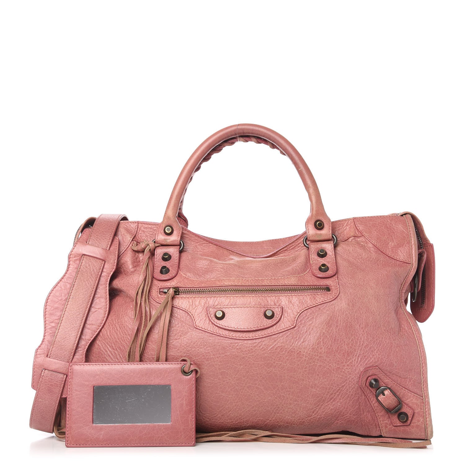 Balenciaga Agneau Classic Hardware City Rose Bruyere 1 of 9