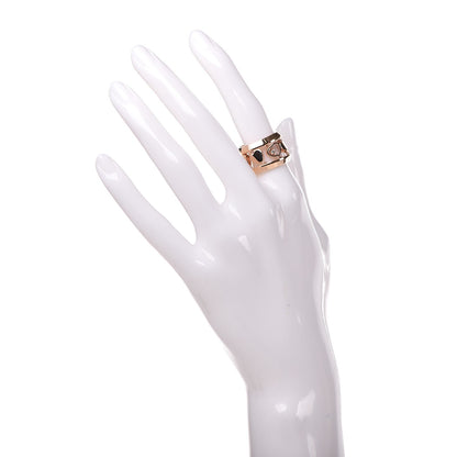 Chopard 18K Rose Gold Diamond Happy Diamonds Amore Ring 51/5.75 2 of 5