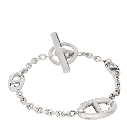 Hermes Sterling Silver Farandole Bracelet LG 1 of 4