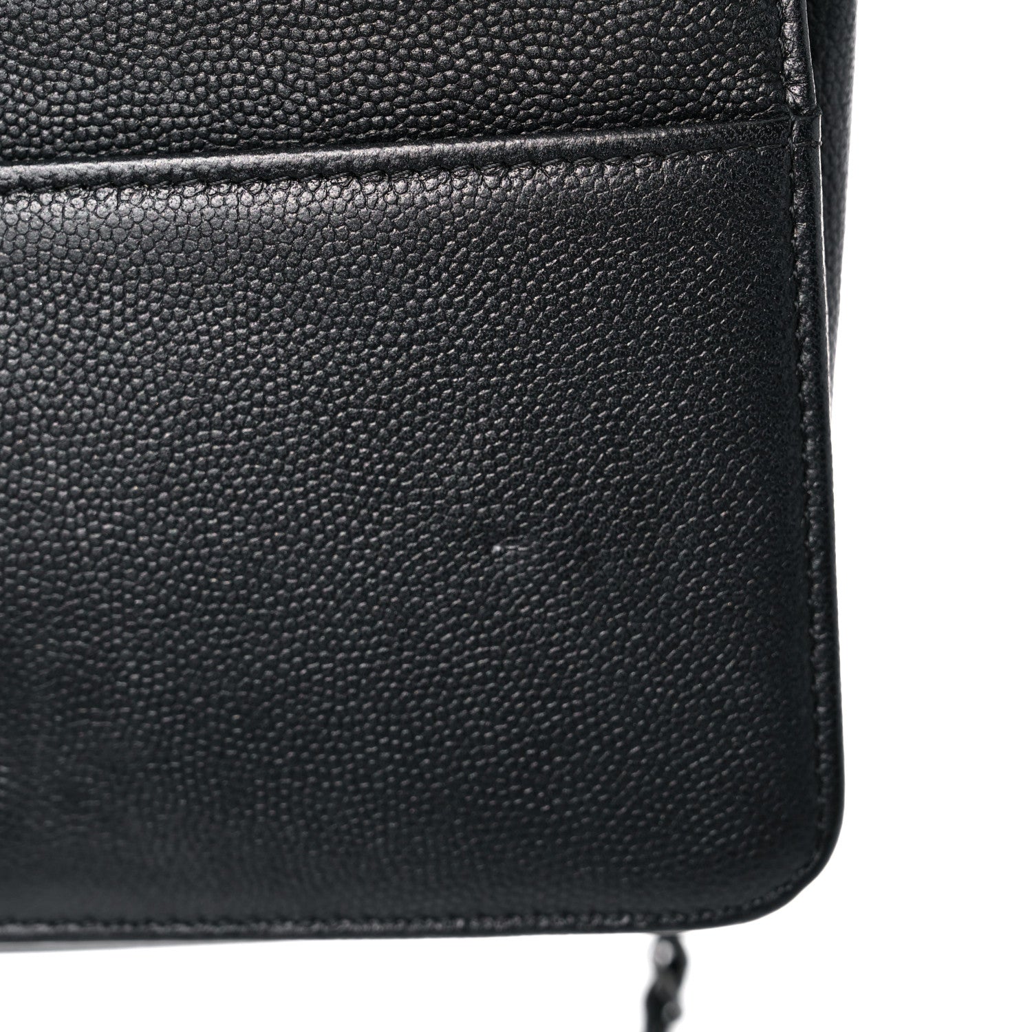 Chanel Caviar Quilted Boy Wallet On Chain WOC So Black 18 of 22