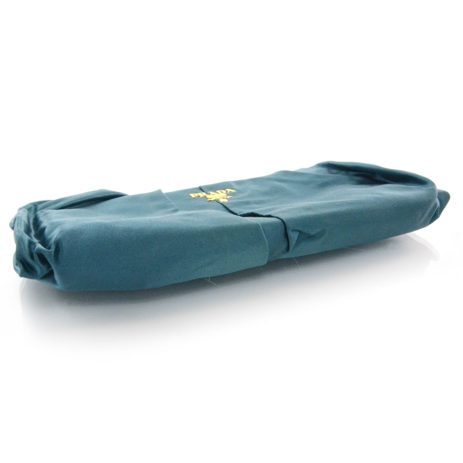 Prada Satin Frame Evening Bag Turchese 3 of 8
