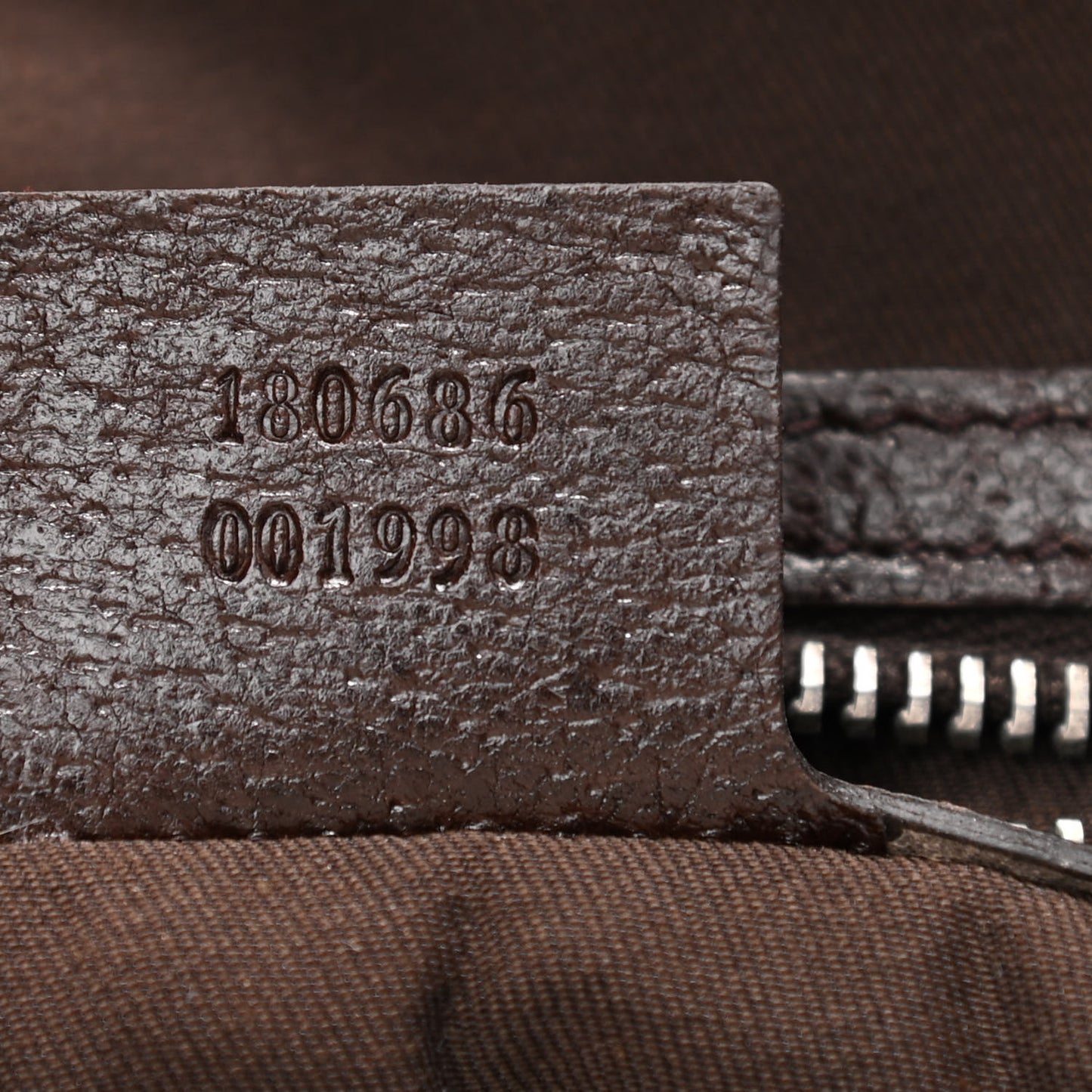 Monogram Web Single Buckle Flap Messenger Bag Beige Dark Brown