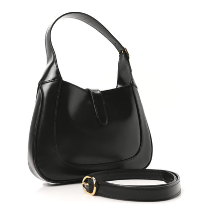 Gucci Boarded Dyana Lux Calfskin Small Jackie 1961 Hobo Black 3 of 10