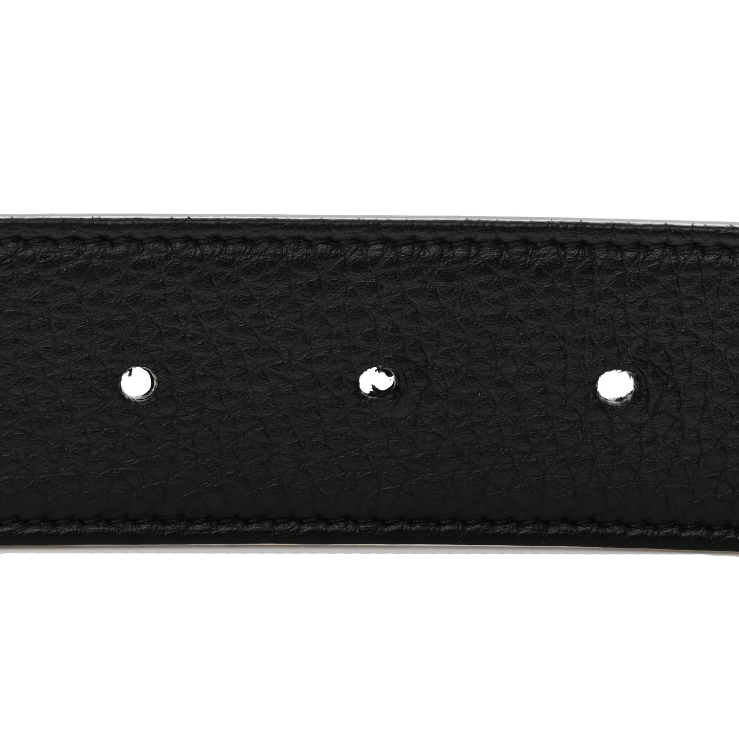 Cuoio Romano Glazed Fabric Enamel FF 1974 Reversible Belt 100 40 Black