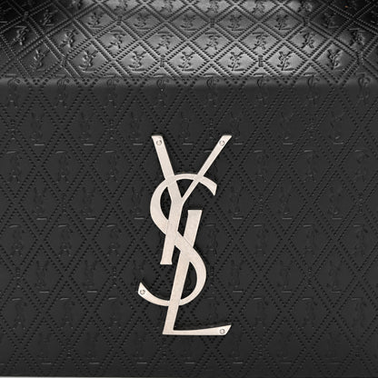 Saint Laurent Calfskin Monogram Take Away Box Black 8 of 10