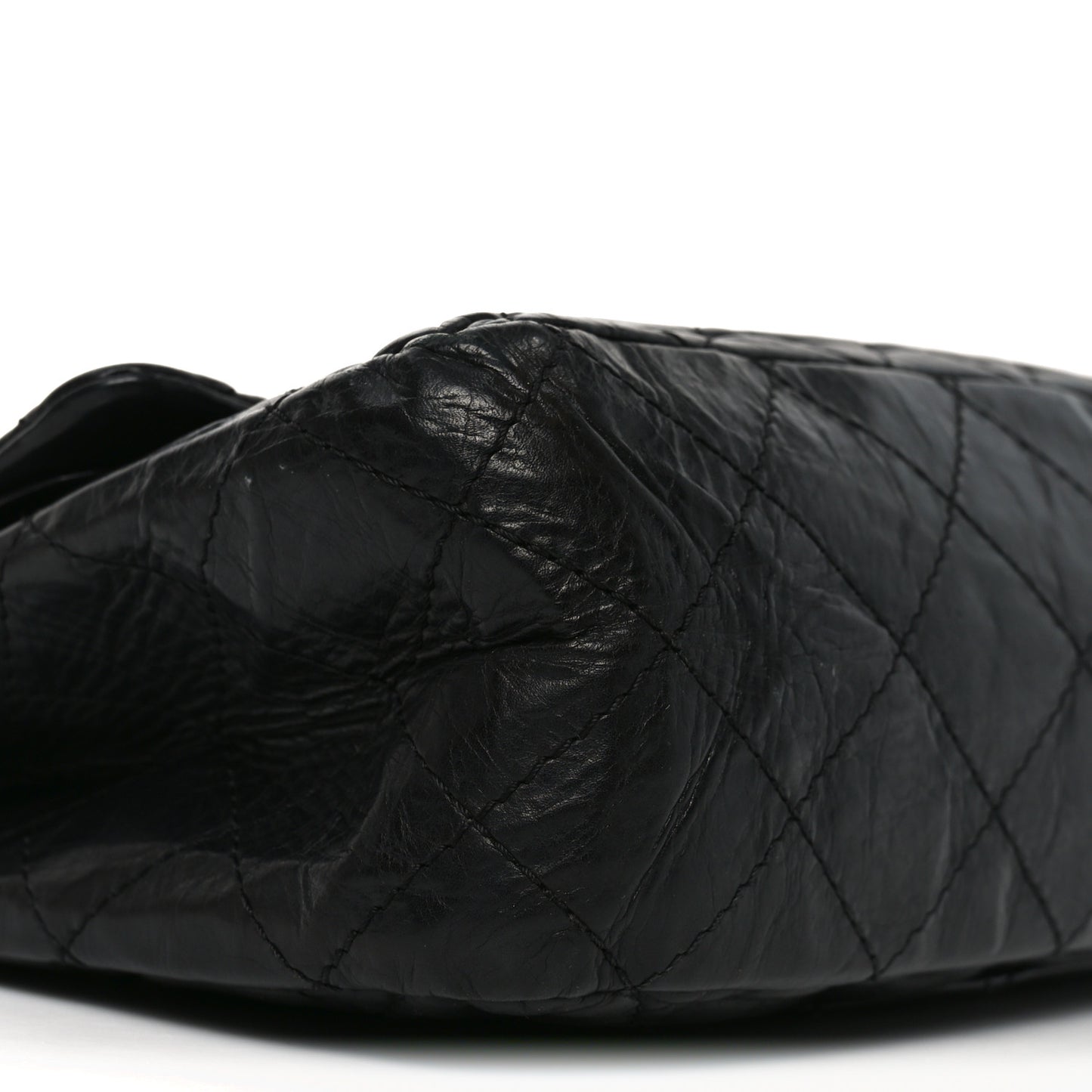 Aged Calfskin Quilted 2.55 Reissue 226 Flap Black