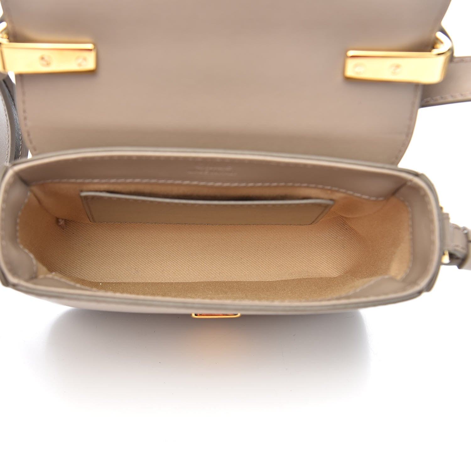 Chloe Shiny Calfskin Suede Mini C Double Carry Motty Grey 5 of 9