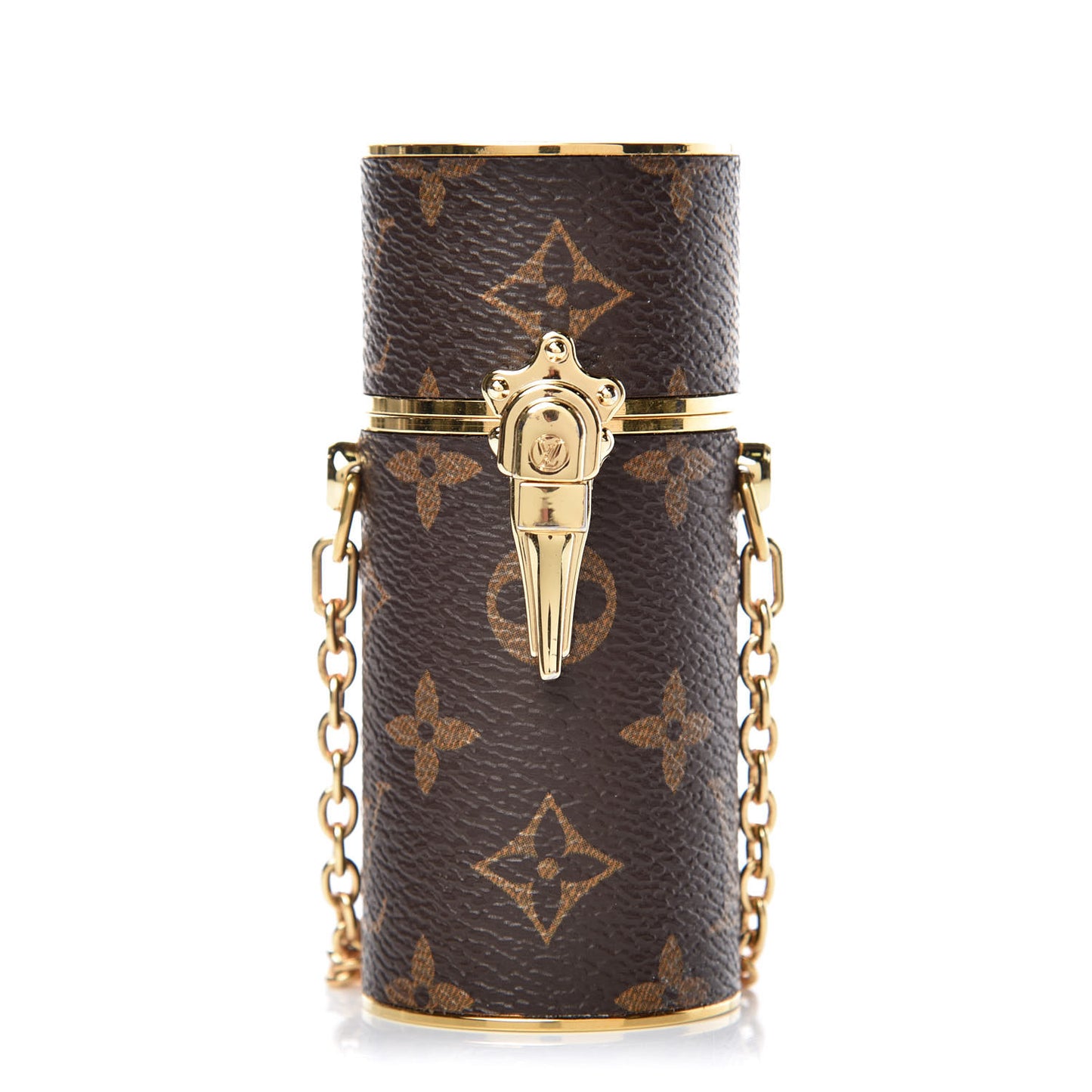 Monogram Chain Lipstick Case