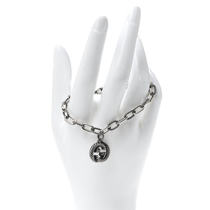 Gucci Sterling Silver Interlocking G Charm Bracelet 2 of 6