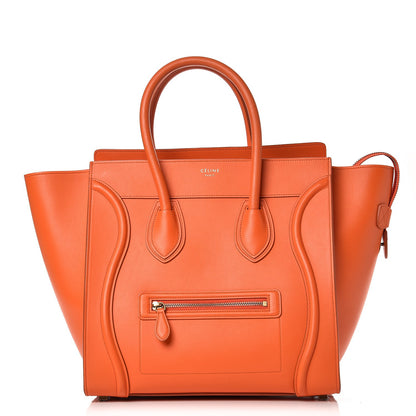 Celine Palmelato Mini Luggage Bright Orange 1 of 8