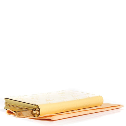 Louis Vuitton Vernis Zippy Wallet Citrine 4 of 7