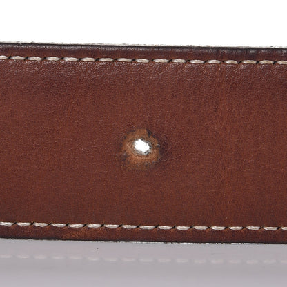 Hermes Box Barenia 32mm H Belt 95 Black Fauve 7 of 11