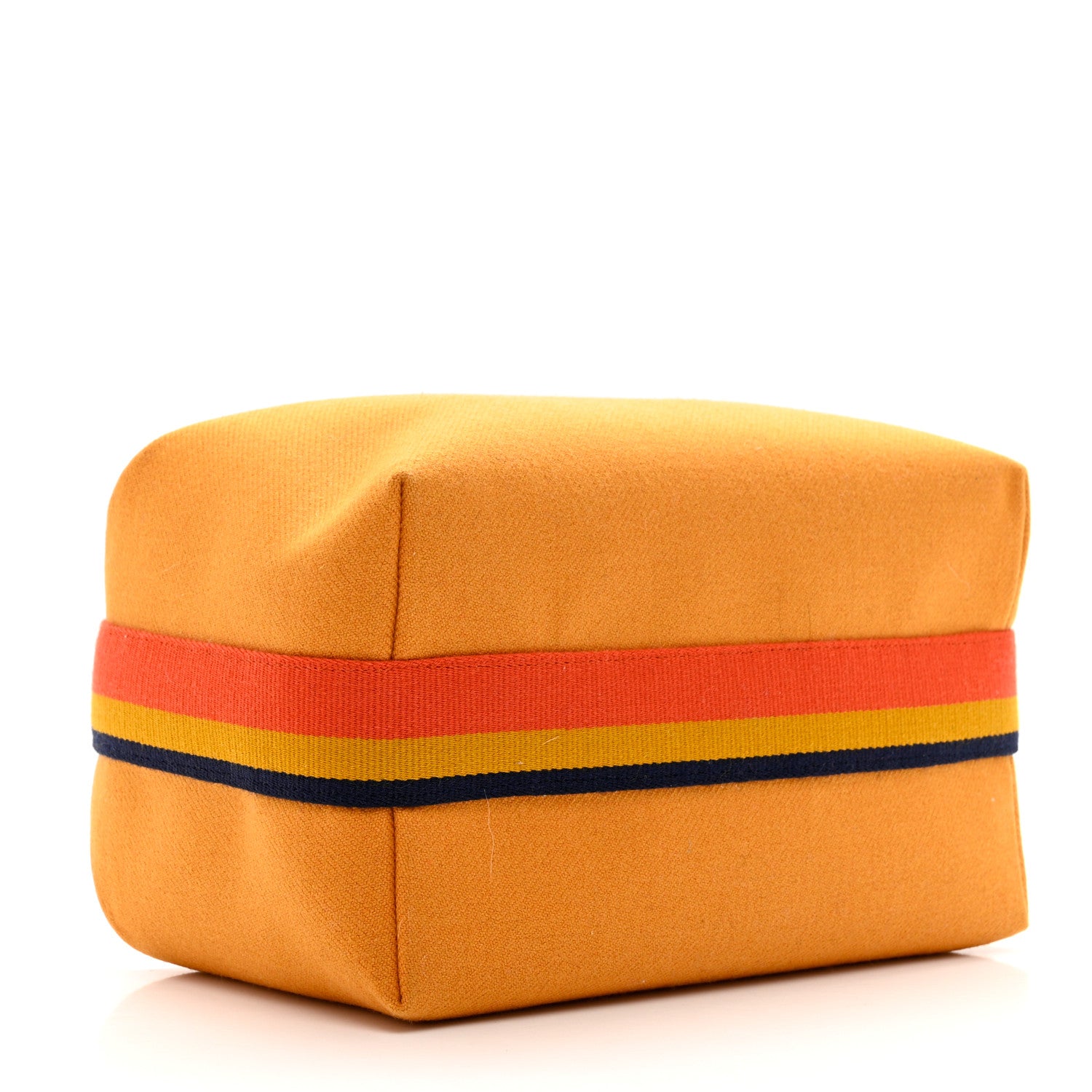 Hermes Canvas Large Bride-A-Brac Rocabar Pouch Ocre 3 of 5