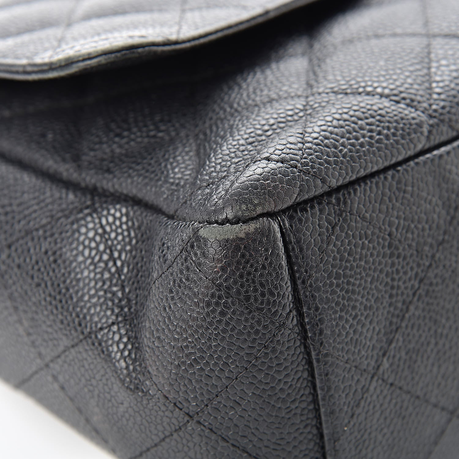Chanel Caviar Quilted Maxi Double Flap Black 9 of 23