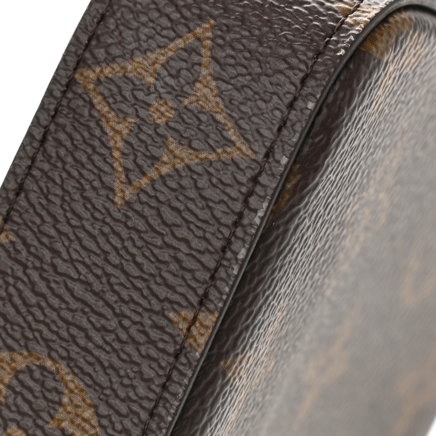 Monogram Pochette Felicie Chain Wallet Fuchsia