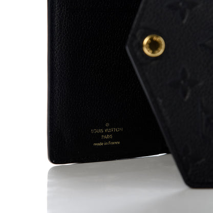 Louis Vuitton Empreinte Compact Curieuse Wallet Black 6 of 9