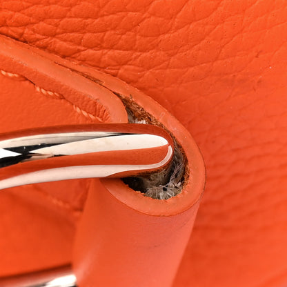 Louis Vuitton Grained Calfskin Aerogram Keepall XS Orange 13 of 13