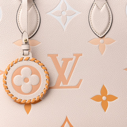 Louis Vuitton Empreinte Monogram Giant By The Pool Onthego MM Cream Saffron 10 of 10